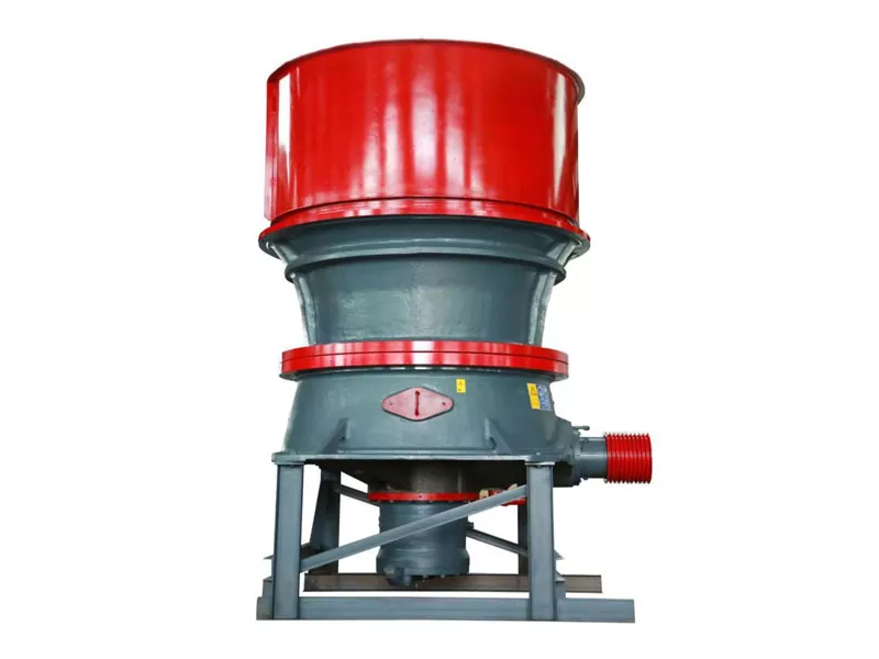 Ensylindret hydraulisk kjegleknuser